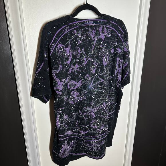 Liquid Blue Vintage 1993 Constellations Print Zodiac Graphic Tee Size XL Space - Picture 10 of 14